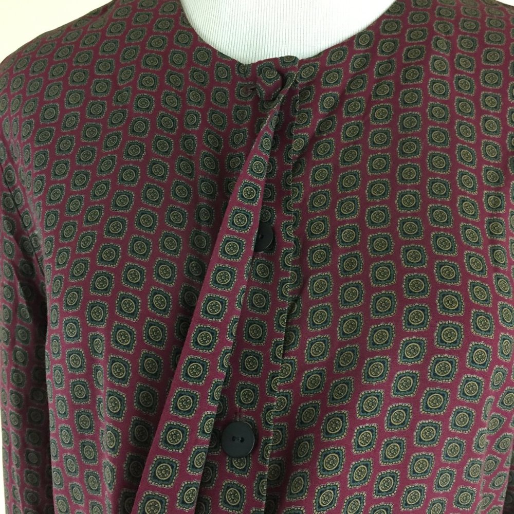 BROOKS BROTHERS Multi-Color Hidden Button Shirt - Picture 6 of 8